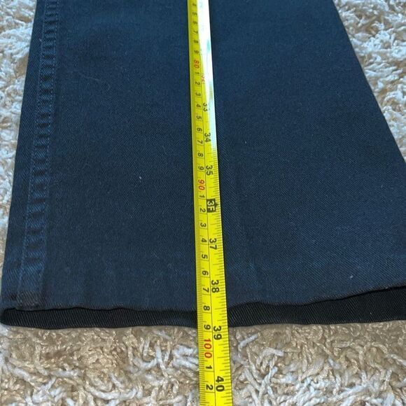 Vintage LAWMAN Western Womens Embellished Black Jeans Rhinestone Size 9 Slim Fit - Picture 6 of 16